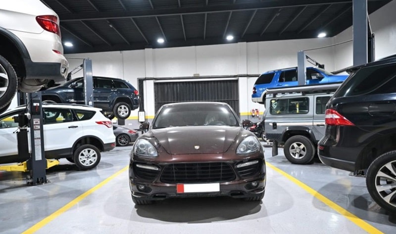 dịch vụ sửa chữa xe porsche tại agm workshop