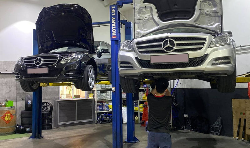 gara sửa chữa ô tô Mercedes chất lượng cao