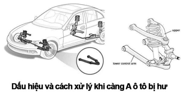 dấu hiệu và cách xử lý khi càng a ô tô bị hư