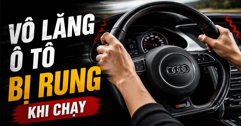 vì sao vô lăng ô tô bị rung khi chạy